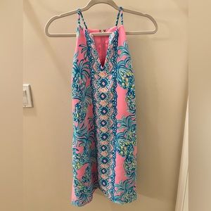 LILLY PULITZER - NWT Sleveless Romper - Size 6- PINK & BLUE
